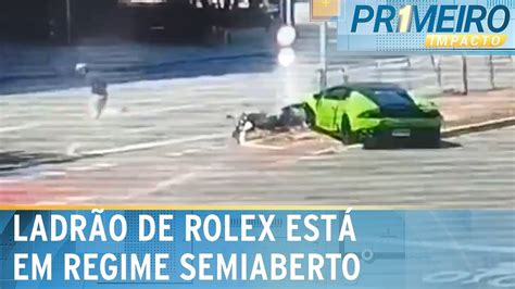 motociclista ruba rolex con ipnosi|Suspeito de roubar Rolex de dono de Lamborghini é preso no PR .